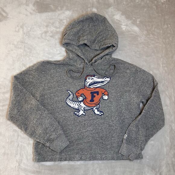 Tailgate Florida Gators Hoodie Cropped Pullover Women's Sz Small Gray University - Picture 1 of 6